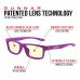 Cruz Kids Small Magenta Amber Gunnar Computer Glasses age 4-8
