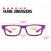 Cruz Kids Small Magenta Clear Gunnar Computer Glasses age 4-8