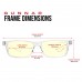 Ochelari Protectie Calculator Gunnar CRUZ KIDS LARGE CRYSTAL AMBER 8-12 ani