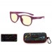 RUSH KIDS SMALL Magenta Amber Gunnar Computer Glasses 4-8 years