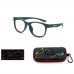 RUSH KIDS SMALL Teal Clear Gunnar Computer Glasses 4-8 years