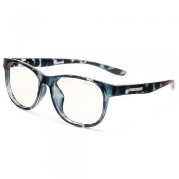 RUSH KIDS LARGE Navy Tortoise Clear Gunnar Computer Glasses 8-12 years
