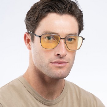  Blue Light Glasses Clix Amber Gunmetal