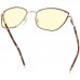 Blue Light Glasses Erika Amber Coffee Gold
