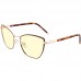 Blue Light Glasses Erika Amber Coffee Gold Blue Light Glasses Erika Amber Coffee Gold