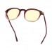 Blue Light Glasses Sofia Amber Garnet Fade Crystal