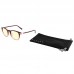 Blue Light Glasses Sofia Amber Garnet Fade Crystal