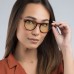 Blue Light Glasses Sofia Amber Garnet Fade Crystal
