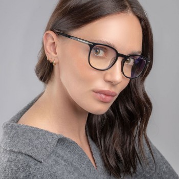  Blue Light Glasses DAVIS Onyx Amber