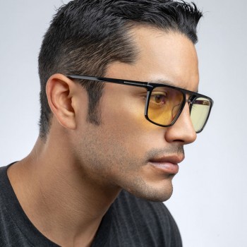  Blue Light Glasses BARTON Onyx Amber