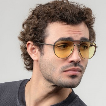  Blue Light Glasses FALLOUT BROTHERHOOD OF STEEL Gunmetal Amber