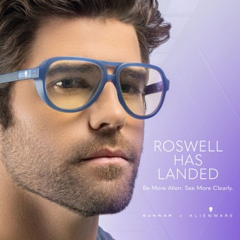  Blue Light Glasses ALIENWARE ROSWELL Conspiracy Amber