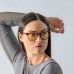 Ochelari Protecție Calculator TIOGA Maroon / Rosewood Amber Mineral