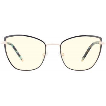  Blue Light Glasses Erika Clear Indigo Gold