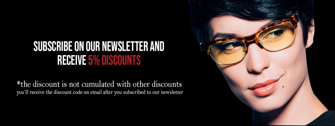 5% discount - subscribe newsletter
